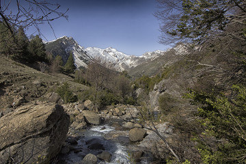 landscape of the park of ordesa