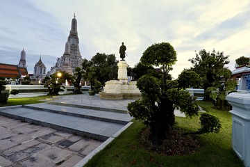 Monument at sunset