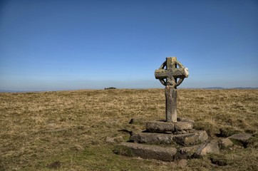Croix de la Rode à Aurelle-Verlac, Aveyron, France