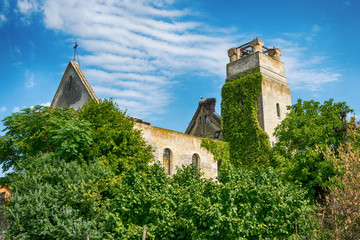 Naklejka premium Abandoned church in Banostor from Serbia