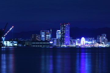 Fototapeta na wymiar Kobe night view