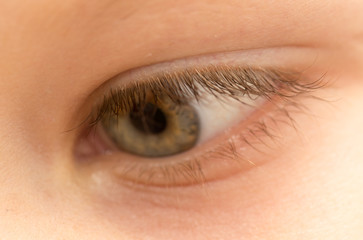 Obraz premium The boy's eye.