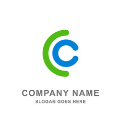 CC Letter Logo Vector