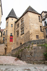 Fototapeta na wymiar Sarlat-la-Canéda. Hôtel de Gisson, monument historique. Dordogne. Nouvelle Aquitaine