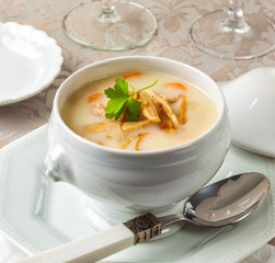 Chicken cream soup