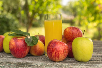 fruits and juice