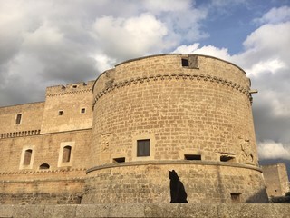 Fototapeta na wymiar Castello Corigliano D’Otranto