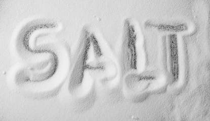 Salt background and texture
