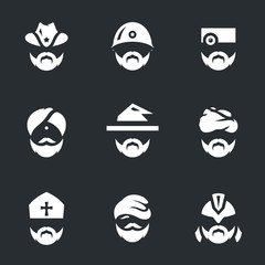 Vector Set of People Icons.