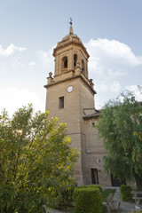 Fototapeta na wymiar Iglesia en Grañon. La Rioja.