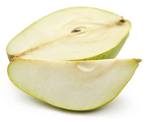 Fresh pear sliced