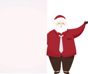 Santa Claus Board Illustration