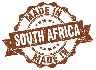 made in South Africa round seal