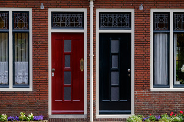 Fototapeta na wymiar Typische Hausfassade in Holland