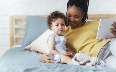 Portrait of Mother and Child