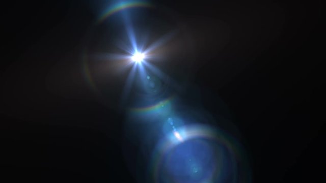 futuristic, modern graphic animation with flare - elements for video post production and compositing