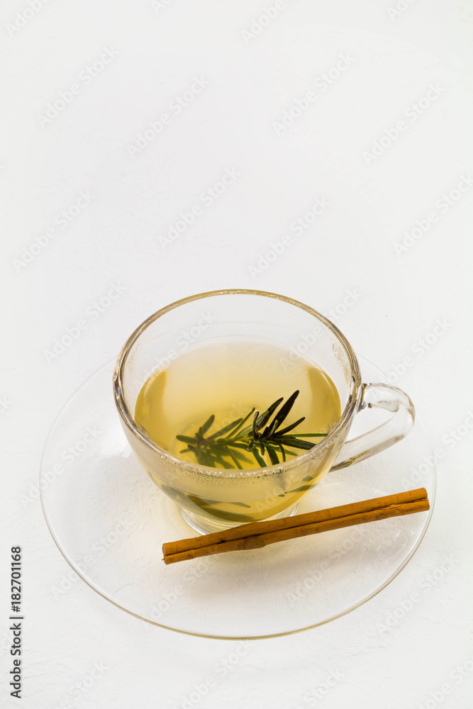 Sticker ローズマリーのハーブティー　Rosemary herbal tea