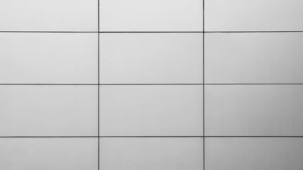 Fototapeten Konkrete Luxury meatl tiles wall at modern building  © sema_srinouljan