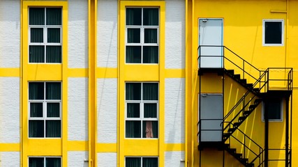 yellow window pattern