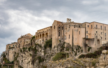 Obraz premium Tropea, Vibo Valentia, Calabria, Italy, 11.10.2017