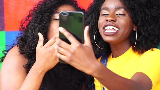 Bloggers live streaming using phone