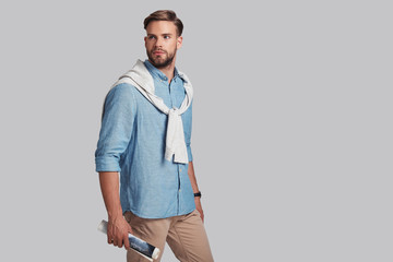 Fototapeta premium Portrait of perfect man. 