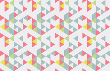 Abstract seamless geometric background vector wallpaper colorful repeat scandinavian design