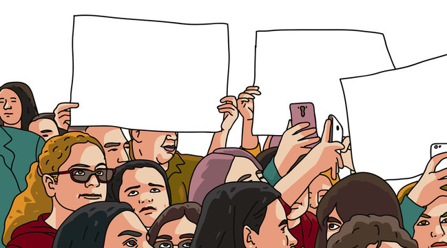people protest