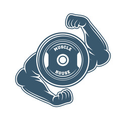 Gym logo, fitness logo