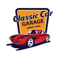 Classic car design template