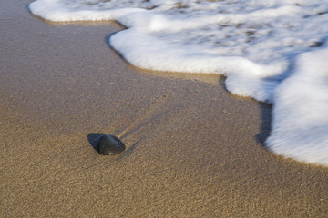 Stein am Strand 