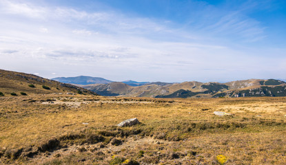 Hiking trail The Burned Rock (Piatra Arsa), Caraiman Cross, The Old Women (Babele), Sphinx the Anthropomorphic megalith,  Juniper Valley Bucegi National Park, Carpathians Mountains,  Romania