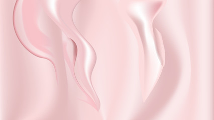 Colorful pink wave background. Vector Illustration.