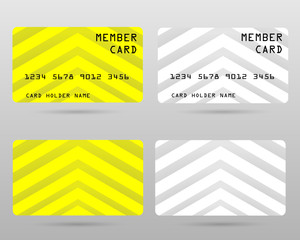 member card, business VIP card, design for privilege member,vector