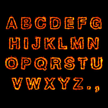 red Fire Font