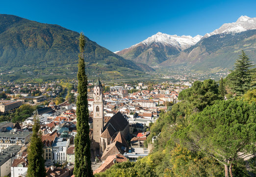 Meran im Etschtal