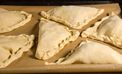 Cornish Pasties before baking