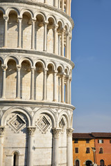 Tour penchée de Pise en Toscane, Italie