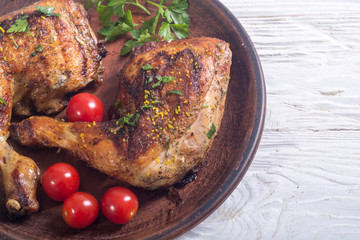 Grilled chicken legs