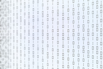 Technology Abstract digital information background. Binair code futuristic Hi-tech concept.