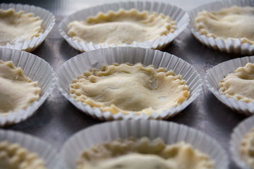 Mince Pies on baking tray