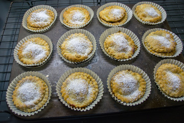 Mince Pies on baking tray