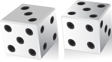 Backgammon dice