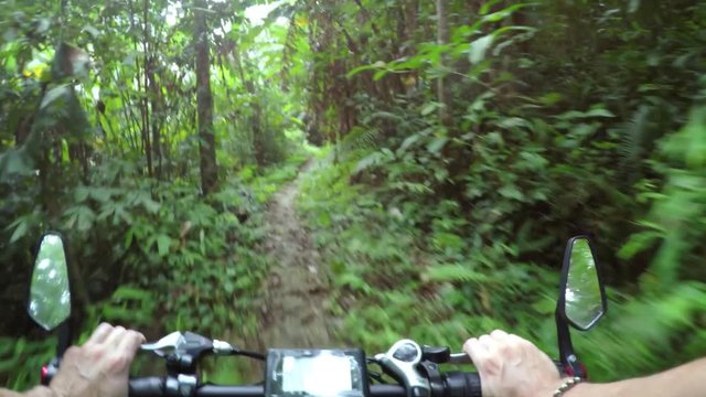 First Person View of Wilderness Trail Ride on Electric Bike