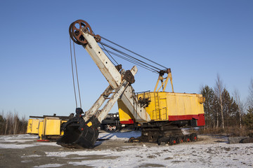Выставка горной техники на смотровой площадке Высокогорского горно-обогатительного комбината, Нижний Тагил