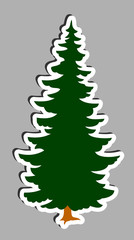 Sticker Christmas tree