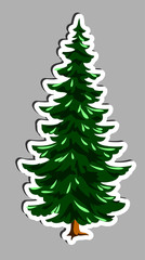 Sticker Christmas tree