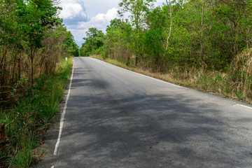 Serpentine road