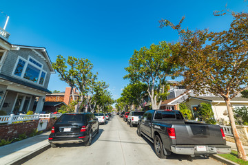 Sunny day on Balboa Island