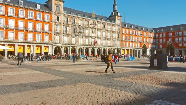 Madrid,01/11/2017:madrid sightseeing plaza mayor pan